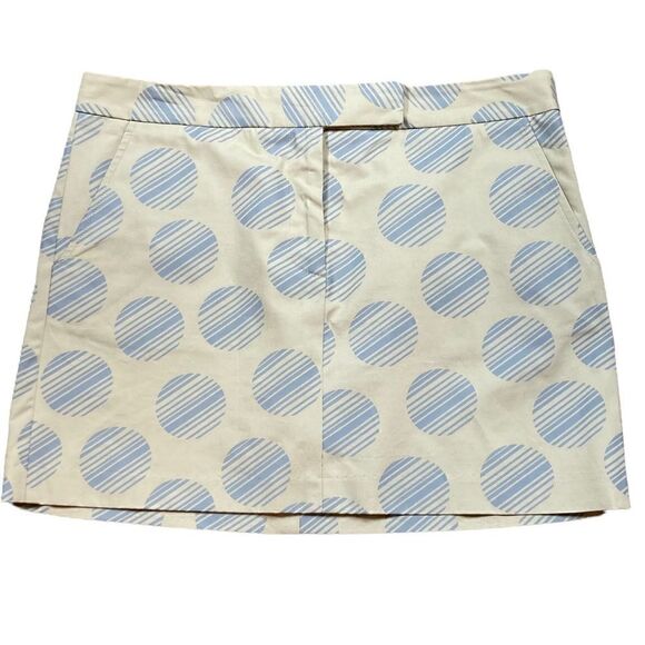 Kenneth Cole Beige and Blue Skirt, Size 6 - Picture 1 of 6